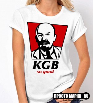 Женская футболка KGB so good