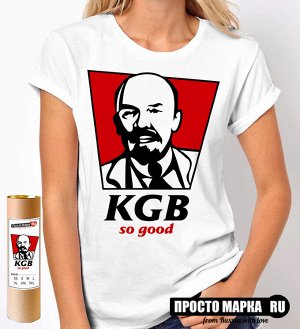 Женская футболка KGB so good