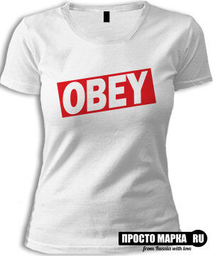 Женская футболка OBEY