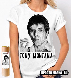 Женская футболка TONY MONTANA