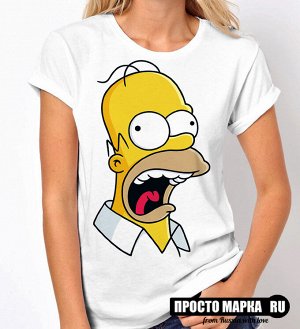 Женская футболка Гомер Симпсон
