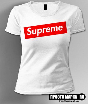 Женская футболка Supreme Logo
