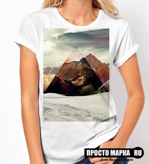 Женская футболка Hipster pyramid