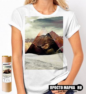 Женская футболка Hipster pyramid