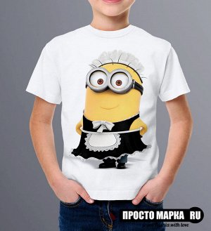 Детская футболка с minion в фартучке