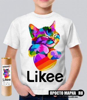 Детская футболка Likee с котом