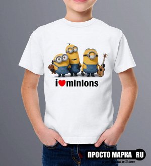 Детская футболка i Love minions (new) (1)