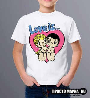Детская футболка «Love is»