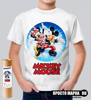 Детская футболка Mickey Mouse skates