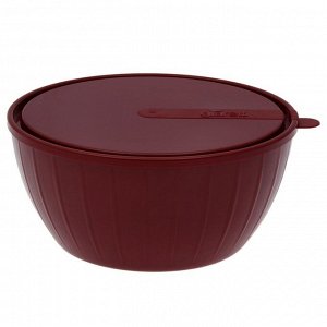 Салатник с крышкой Giaretti Fiesta, 5 л, пластик, микс