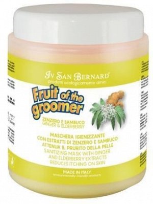 ISB Fruit of the Groomer Ginger&Elderbery Восстанавливающая маска с противовоспалительным эффектом 1 л