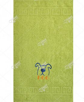 Полотенце махровое с вышивкой собаки "Дог2"