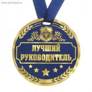 Медаль Лучший руководитель 9 см