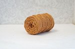 Шнур с сердечником 5 мм полиэфирный Меланжевый (молочный+песочный)