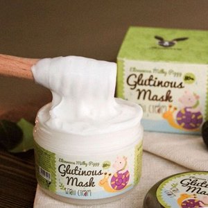 Крем-маска с 80% фильтра улитки Elizavecca Milky Piggy Glutinous Mask 80% Snail Cream