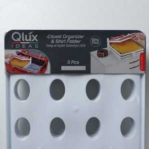 Органайзер для одежды QLux, 30*35,5*8,5 см, цвет МИКС