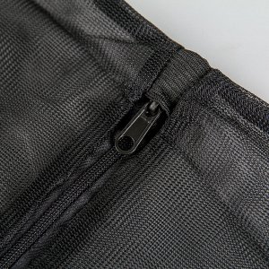 Мешок для стирки белья Доляна, 50×60 см, мелкая сетка, цвет чёрный