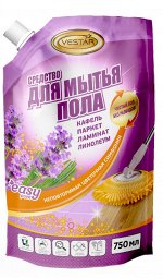 Средство д/мытья пола Вестар  &quot;Цветочная симфония&quot; 750мл. дой-пак арт.Г11  /8/