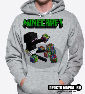 Толстовка с капюшоном Minecraft Эндермен
