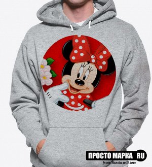 Толстовка с капюшоном Minnie with a red bow