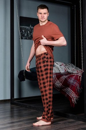 Пижама мужская (футболка+брюки)