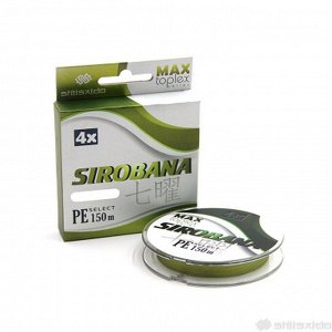 Шнур плетеный "Shii Saido" Sirobana 4X, L-150 м, d-0,083 мм, test-3,17 кг,olive/10/100/