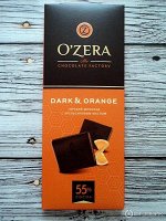 Шоколаде OZera &quot;Dark&amp;Orange 55% 90гр