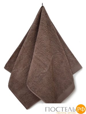 ПАНДОРА 50*90 коричневое полотенце махровое