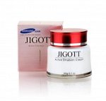 Jigott  Крем для лица двойное увлажнение  Active Emulsion Cream