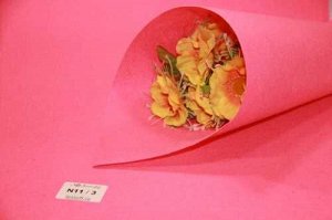 Фетр жесткий (неоново-розовый), 1мм (лист 41см * 49см) упак.5 листов