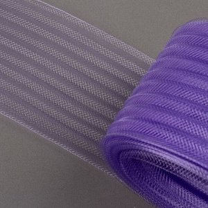 Регилин плоский, гофрированный, 70 мм, 20 ± 1 м, цвет фиолетовый