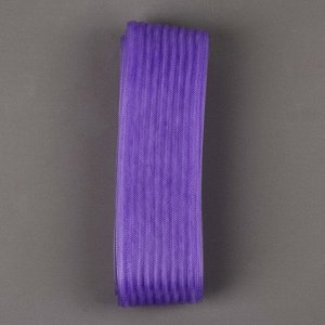 Регилин плоский, гофрированный, 70 мм, 20 ± 1 м, цвет фиолетовый