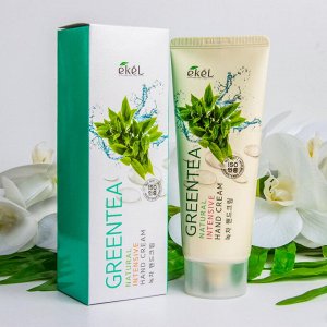 Ekel Крем для рук с экстрактом зеленого чая Green Tea Natural Intensive Hand Cream