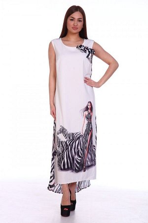 Сф зебра повседневное женское платье