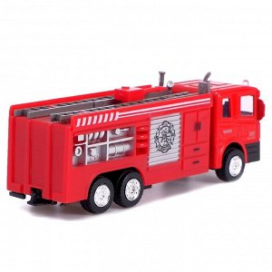Машина металлическая «Пожарная служба», инерция, МИКС