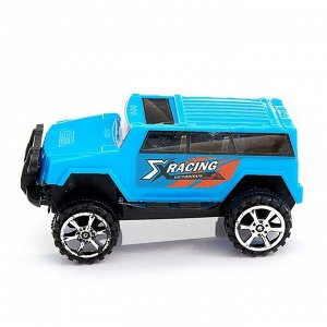 1 TOY Машина инерционная «Джип» 4 x 4 см, цвета МИКС