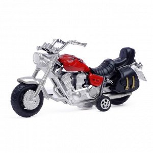 Мотоцикл инерционный «Харлей», цвета МИКС