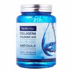 FarmStay Ампульная сыворотка COLLAGEN &amp; HYALURONIC ACID (Коллаген и гиалуроновая кислота), 250мл 0002
