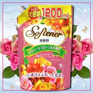 "Nihon Detergent" "Sweet Floral" Кондиционер для белья со сладким цветочным ароматом