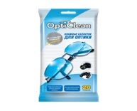 Влажные салфетки OptiClean для очков и оптики в упаковке 20шт Арт.48131