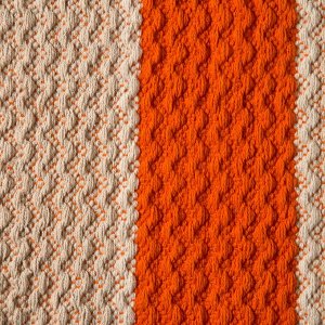 Ковер Flow-III, 50 х 80 ± 3 см, цвет оранжевый.