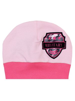 Розовая шапочка "Папина дочка" для новорожденного (1060230)