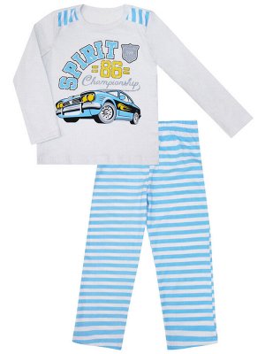 30089 Пижама: джемпер брюки "Машинки" для мальчика