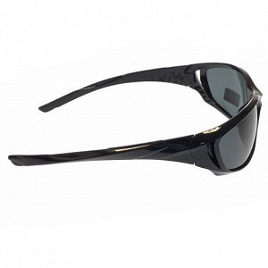 Стильные мужские очки Scemka в чёрной оправе с чёрными линзами.