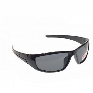 Стильные мужские очки Refetto в чёрной оправе с чёрными линзами.