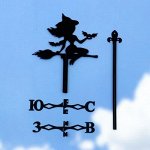 Флюгер &quot;Ведьмочка&quot; малый 15х25см