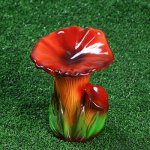 Садовая фигура &quot;Гриб рыжик&quot; глянец 13 *12*16 см