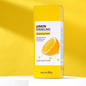 Пенка для умывания с экстрактом лимона Secret Key Lemon Sparkling Cleansing Foam, 120 г