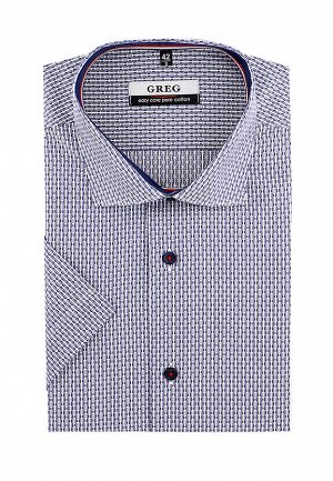 Сорочка мужская короткий рукав GREG 213/101/8717/Z/1p