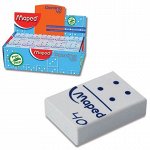 Ластик MAPED Domino 511240  22х32х8,5 мм Maped {Китай}